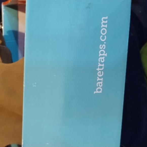 Bear traps high heels open back strap shoes - Picture 3 of 6